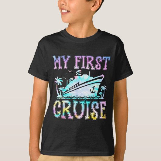 My First Cruise Cruise Ship First Time Cruise Vaca Tシャツ (正面)