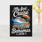My First Cruise Hamas 2026 Vacation Trip Matching  カード (黄色い花)