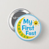 My First Fast Kids Ramadan Award Gift Pin Button 缶バッジ (正面&裏面)