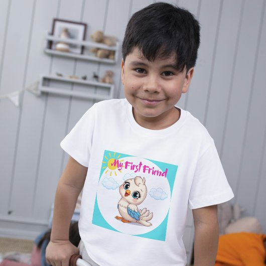 My First Friend – Sweet Kids T-Shirt with Magical  トドラーTシャツ