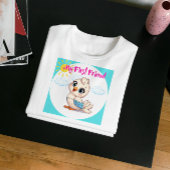 My First Friend – Sweet Kids T-Shirt with Magical  トドラーTシャツ