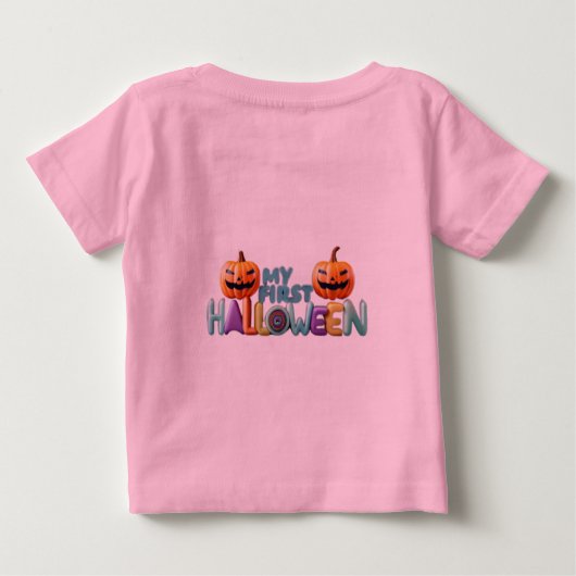 My first Halloween ベビーTシャツ (裏面)