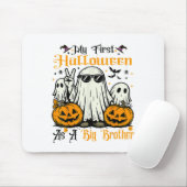 My First Halloween As A Big Brother Ghost Pumpkin  マウスパッド (マウス)