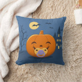 My First Halloween Pacifier Pumpkin クッション (ブランケット)