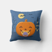 My First Halloween Pacifier Pumpkin クッション (裏面)