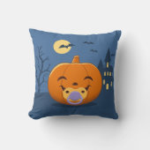 My First Halloween Pacifier Pumpkin クッション (正面)