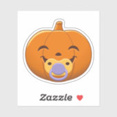 My First Halloween Pacifier Pumpkin シール (シート)