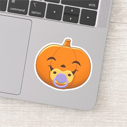My First Halloween Pacifier Pumpkin シール (詳細)