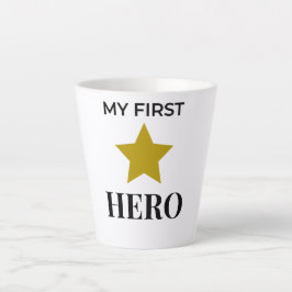My First Hero Coffee Mug – Meaningful Gift for Dad カフェラテマグ
