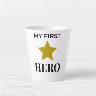 My First Hero Coffee Mug – Meaningful Gift for Dad カフェラテマグ