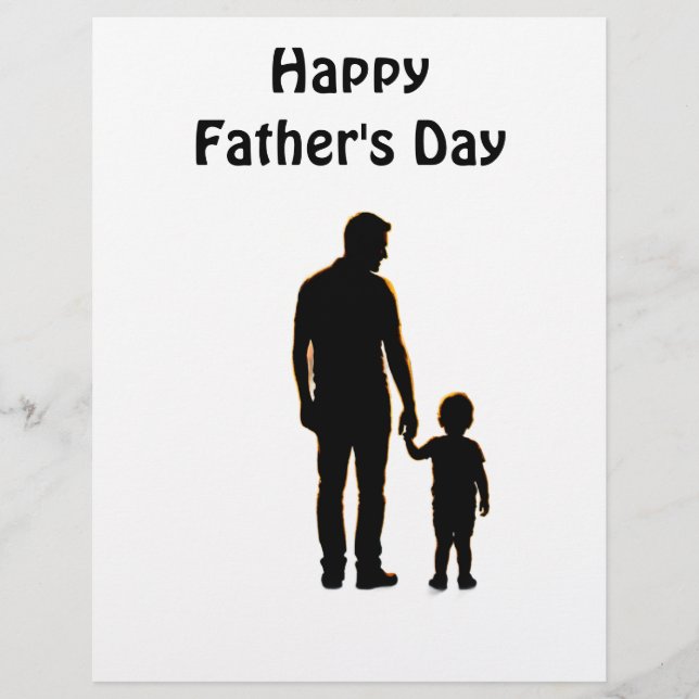 My First Hero – Father’s Day Card レターヘッド (正面)