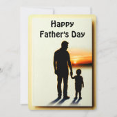 My First Hero – Father’s Day Card 招待状 (正面)