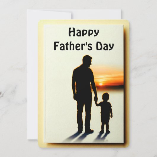 My First Hero – Father’s Day Card 招待状 (正面)