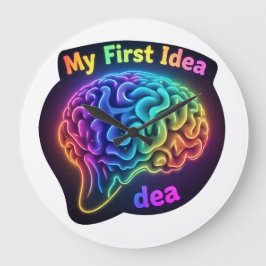 My First Idea – Creative and Inspirational Design ラージ壁時計