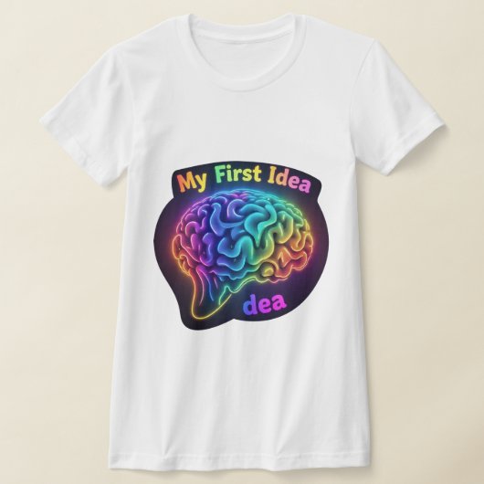 My First Idea – Creative and Inspirational Design Tシャツ (レイダウン)