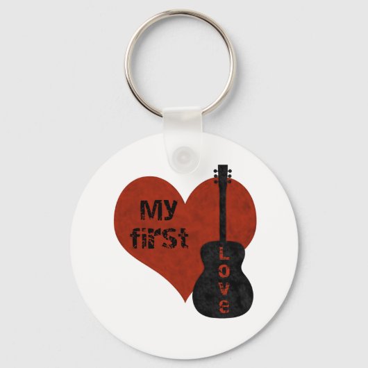 My First Love Guitar Keychain キーホルダー (正面)