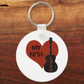 My First Love Guitar Keychain キーホルダー (正面)