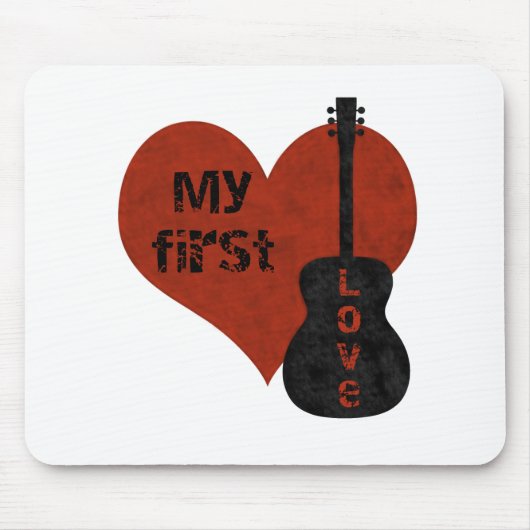 My First Love Guitar Mousepad マウスパッド (正面)