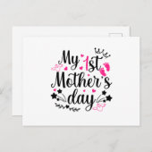 My First Mother's Day As A Mommy 2 案内ポストカード (正面/裏面)