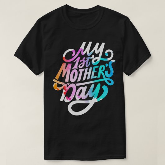 My First Mother's Day for Pregnant or New Moms  Tシャツ (デザイン正面)