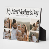 My First Mothers Day Retro Photo Collage フォトプラーク (側面)
