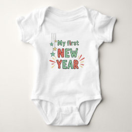 My First New Year 2026 Baby  Cute New Year outfit ベビーボディスーツ