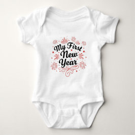 My First New Year 2026 Baby  Cute New Year outfit ベビーボディスーツ