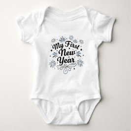 My First New Year 2026 Baby  Cute New Year outfit ベビーボディスーツ