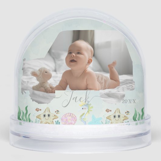 My First Ocean Ride – Baby 2 Image Keepsake  (正面)