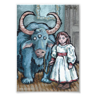 My First Pet #1 – 超現実的な奇妙なゴシック生物 フォトプリント
