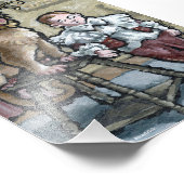 My First Pet #2 – 超現実的な奇妙なゴシック生物 フォトプリント (角)