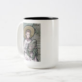 My First Pet #3 – 超現実的な奇妙なゴシック生物 ツートーンマグカップ (正面左)