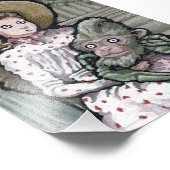 My First Pet #3 – 超現実的な奇妙なゴシック生物 フォトプリント (角)