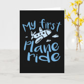 My First Plane Ride カード (黄色い花)