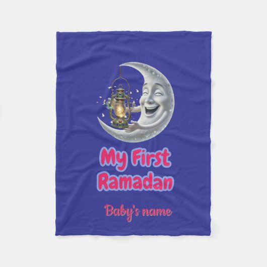 My first RAMADAN フリースブランケット (正面)
