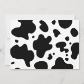 My First Rodeo Cowboy photo 1st Birthday 招待状 (裏面)