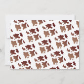 My First Rodeo Cowboy photo 1st Birthday 招待状 (裏面)