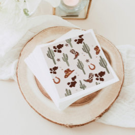 My First Rodeo Cowboy Wild west birthday party スタンダードカクテルナプキン