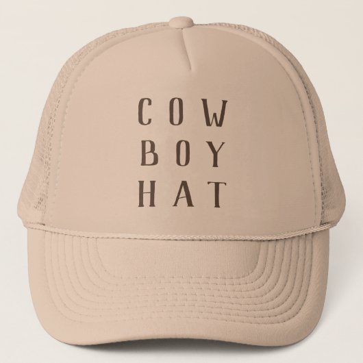 My First Rodeo Western Birthday Cowboy Party Hat キャップ (正面)