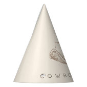 My First Rodeo Western Birthday Cowboy Party Hat パーティーハット (左)