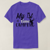 My First time Camping 1st Time Camping Tシャツ (デザイン正面)