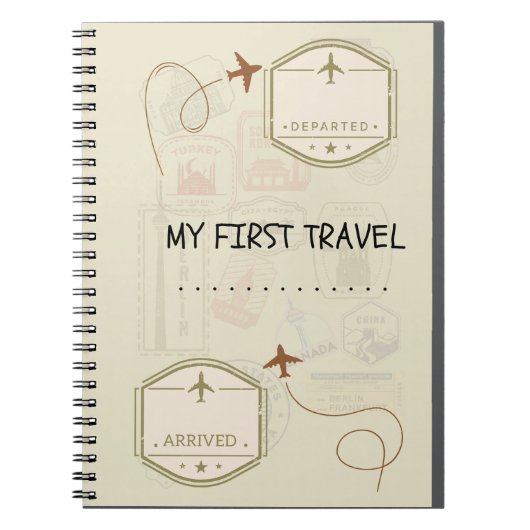 my first travel  ノートブック (正面)