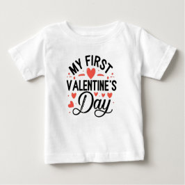 My first Valentine's Day ベビーTシャツ
