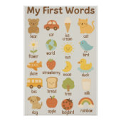  My First Words – Cute and Educational  ポスター (正面)