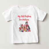 MY FIRST XMAS ベビーTシャツ (正面)
