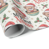 My First Xmas Teddy  ラッピングペーパー (ロールコーナー)