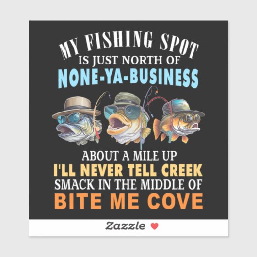 MY FISHING SPOT シール (シート)