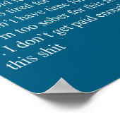 My Five Moods Funny Sarcastic Snarky Adult Humor P ポスター (角)