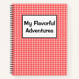 My Flavorful Adventures レシピ ノートブック