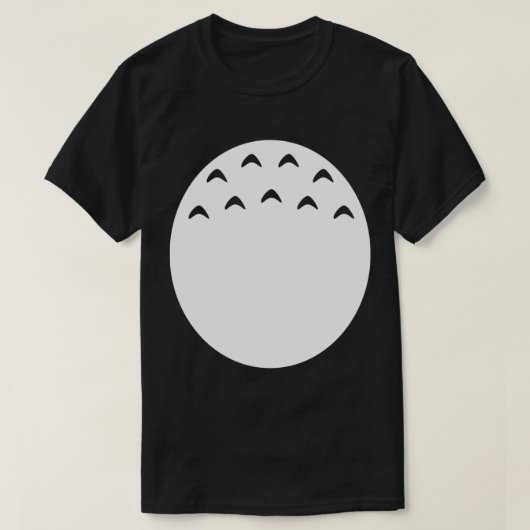 My Fluffy Forest Spirit Belly   Tシャツ (デザイン正面)